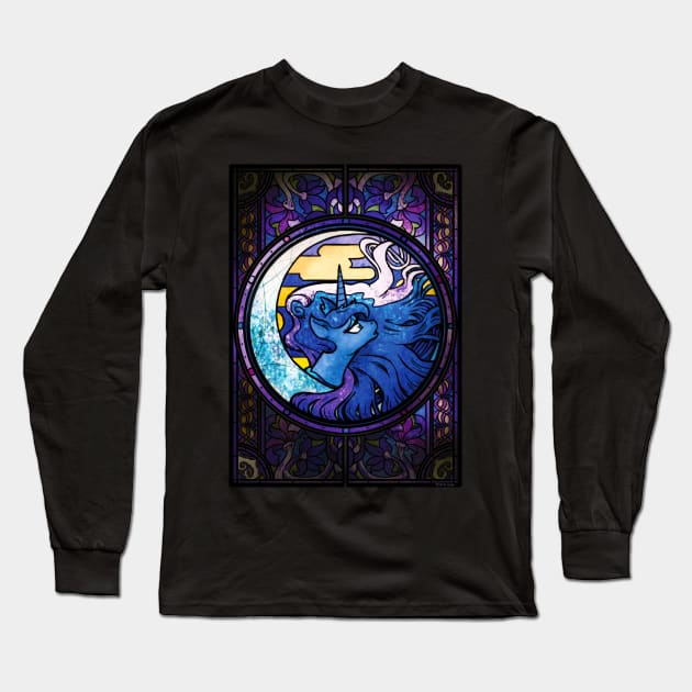 Altare Secretum: Luna Long Sleeve T-Shirt by Cigitia